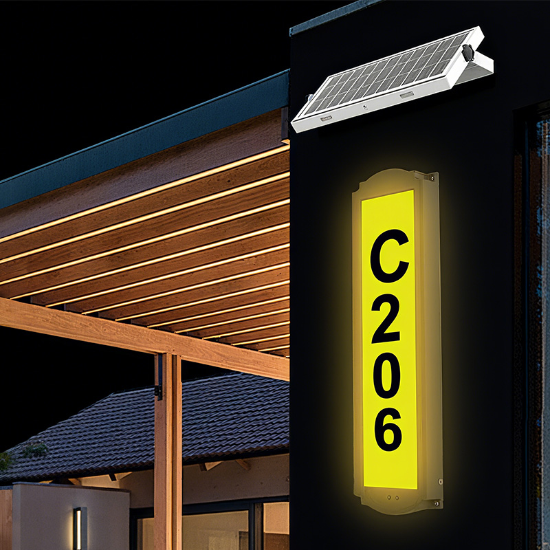 savinglights solar doorplate light Description