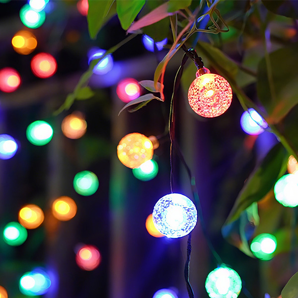 How to hang Solar string lights?