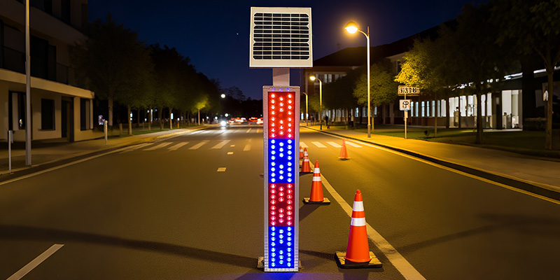 Suitable areas for solar signal lights